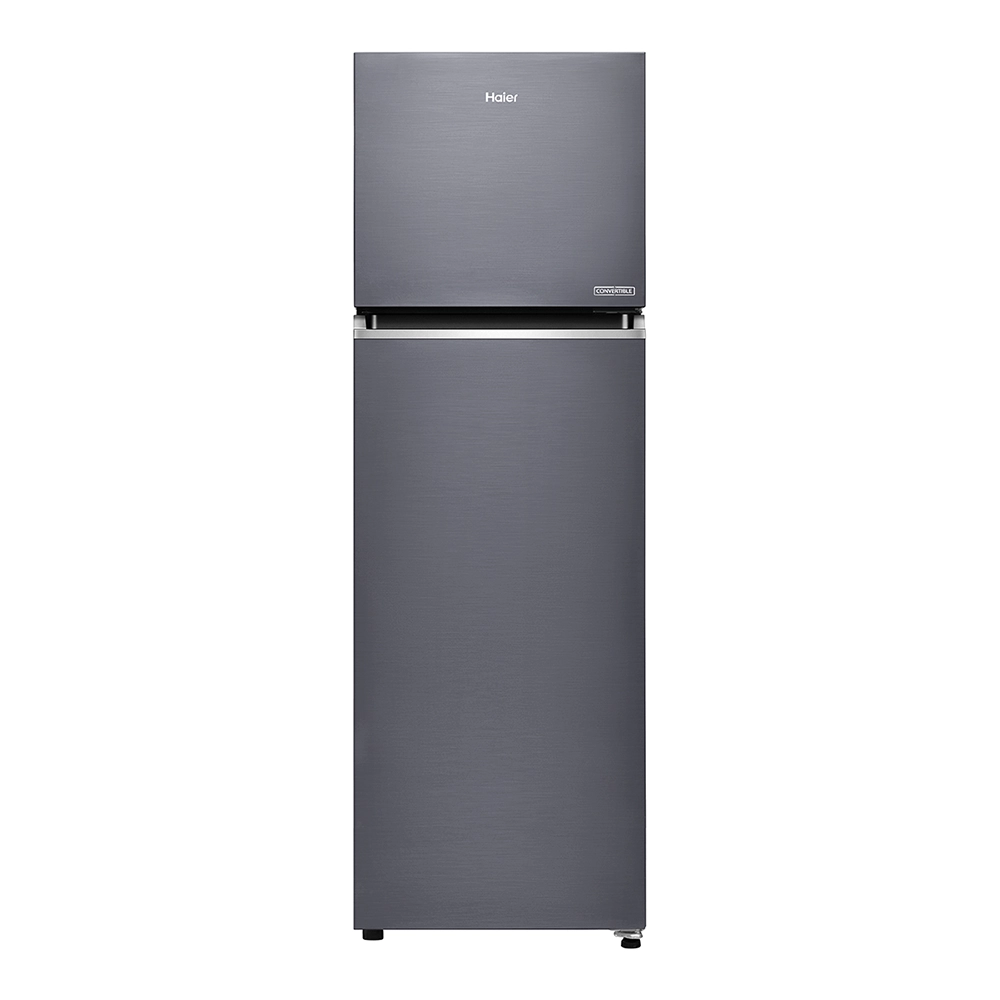 Haier 268L 2 Star Graphite Black Double DoorRefrigerator